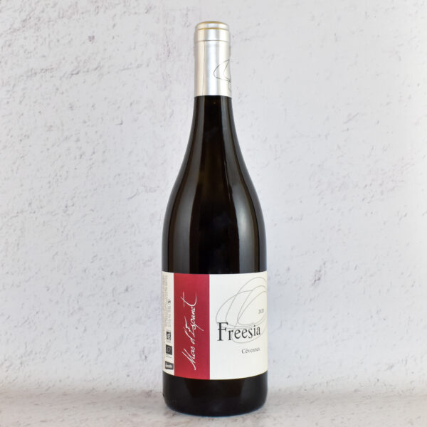 vin rouge biodynamique des cévennes - mas d'espanet freesia rouge