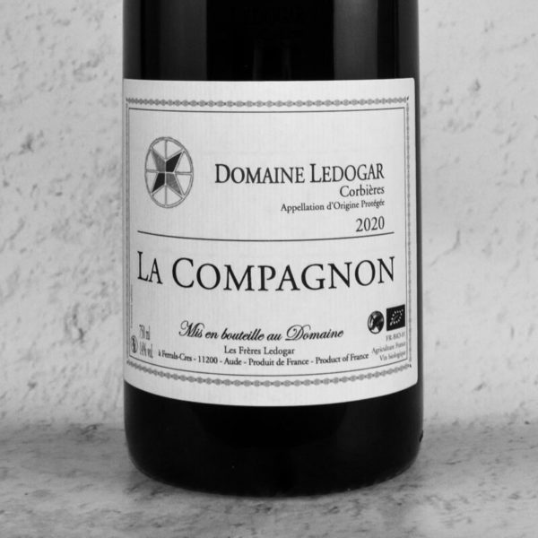 vin naturel languedoc - étiquette La Compagnon du domaine Ledogar
