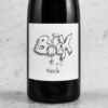 étiquette de sylvain bock - vin rouge naturel d'ardèche
