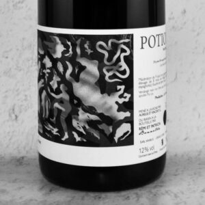 étiquette vin rouge naturel potion - carignan La Tangente