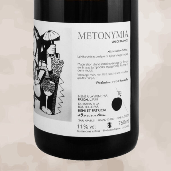Metonymia - vin naturel - domaine de l'alezan