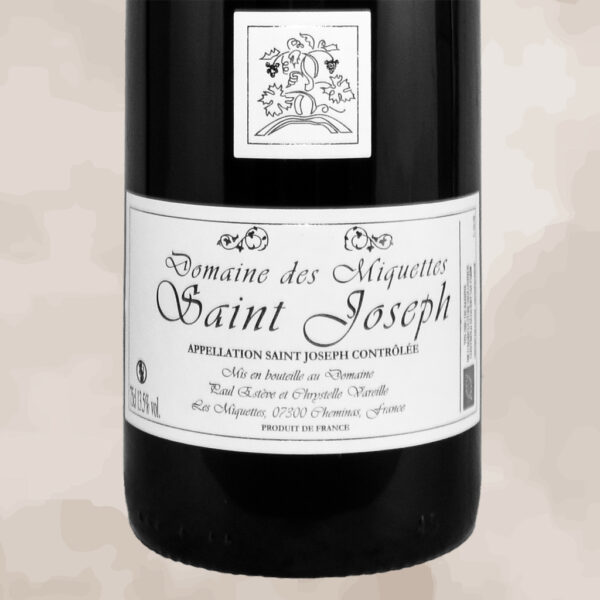 Saint joseph - vin naturel - les miquettes