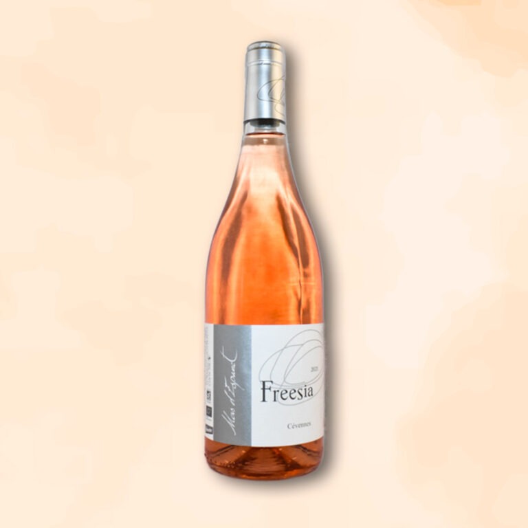 freesia rosé - vin biodynamique - mas d'espanet