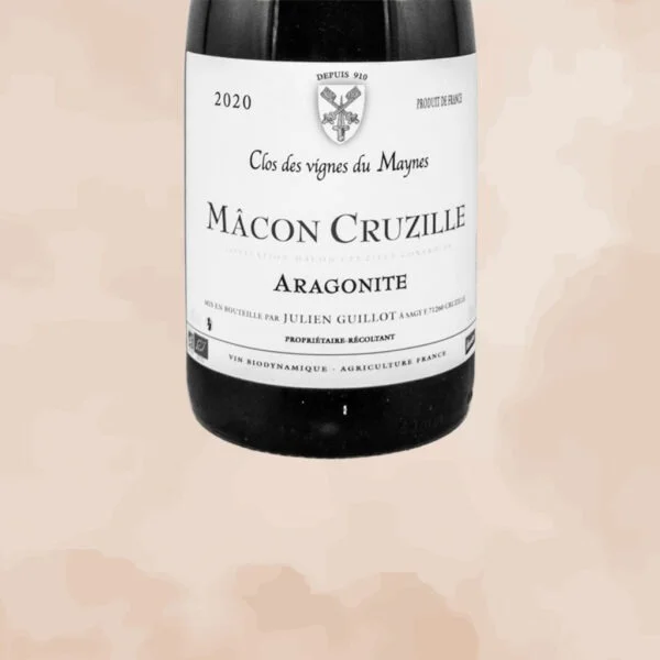 Mâcon cruzillé Aragonite - vin nature - clos des vignes du maynes
