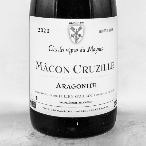 aragonite - vin sans sulfites ajoutés - chardonnay
