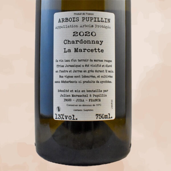 Chardonnay la marcette - vin nature - Domaine de la Borde
