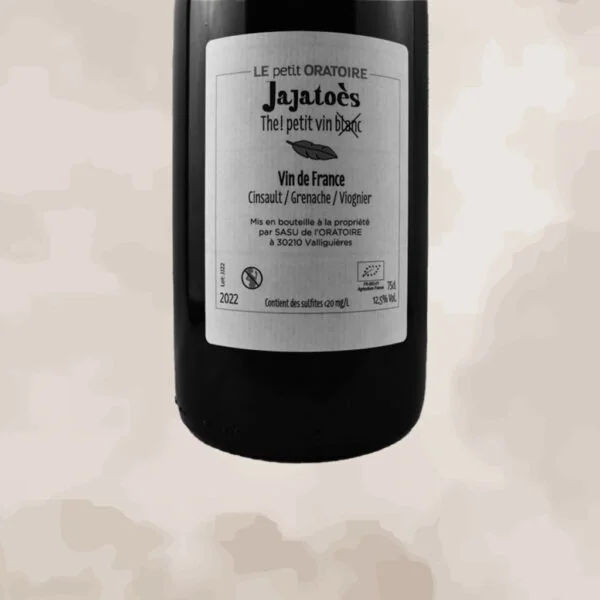 Jajatoès rosé - vin naturel - domaine du petit oratoire