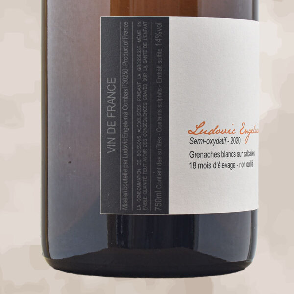 Semi oxydatif - vin naturel - Ludovic engelvin