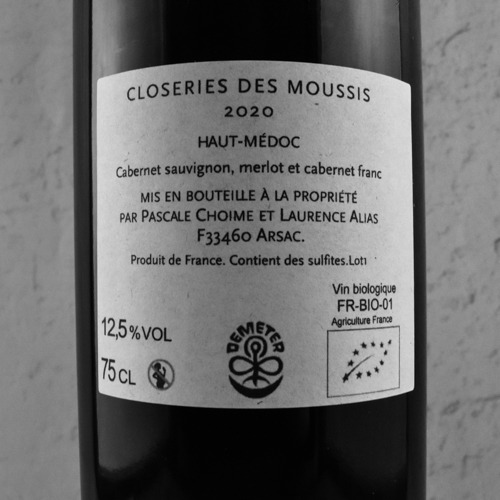 closerie des moussis - vin naturel bordeaux