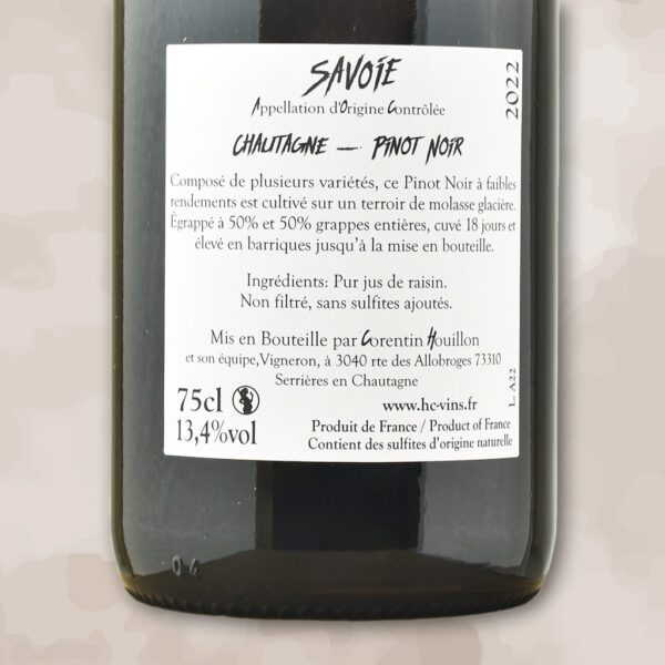 Arcane - vin naturel - corentin houillon