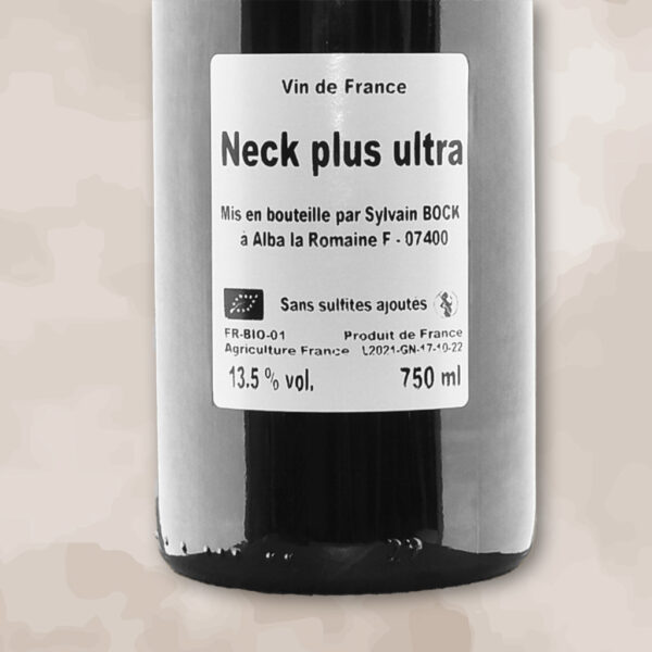 neck plus ultra - vin naturel - sylvain bock