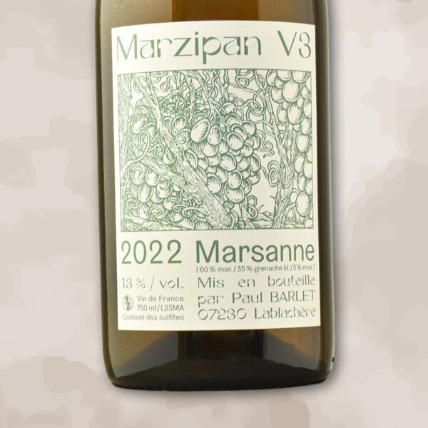 marzipan V3 - vin naturel - paul barlet