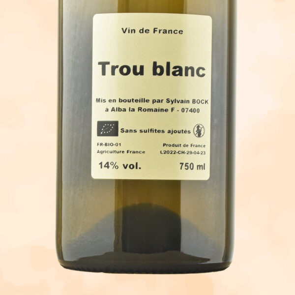 troub blanc - vin nature - sylvain bock