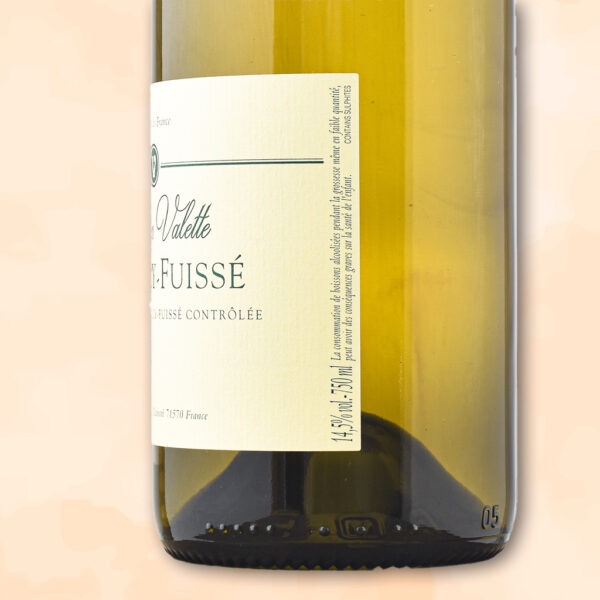 pouilly fuisse - vin nature de bourgogne - maison valette