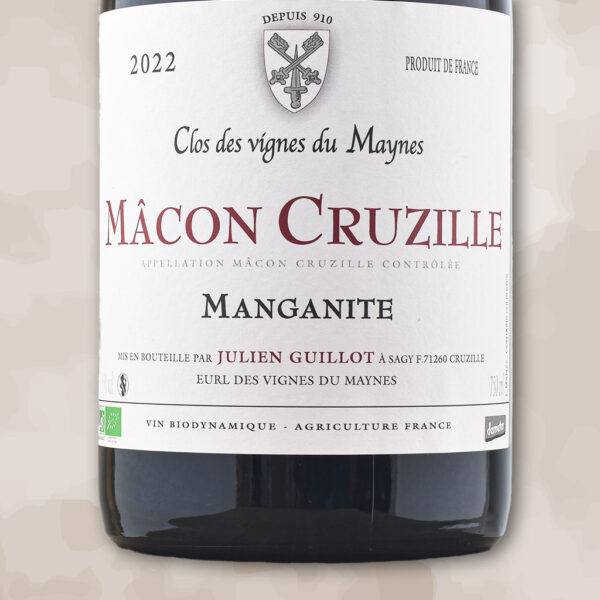 macon cruzille manganite - vin nature - clos des vignes du maynes julien guillot