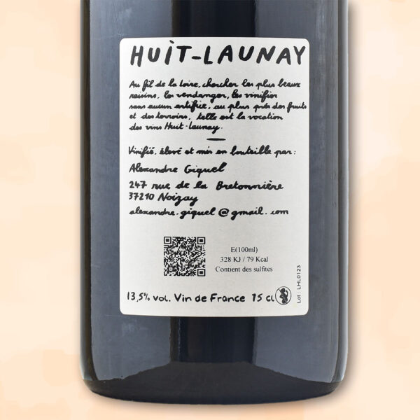 huit launay - vin nature - alexandre giquel