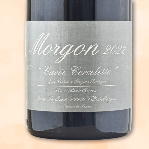 morgon corcelette - vin nature - jean foillard