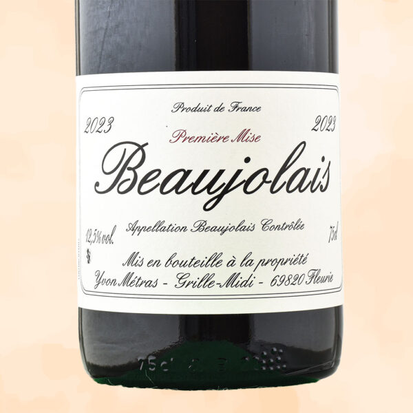 beaujolais - vin naturel - yvon metras