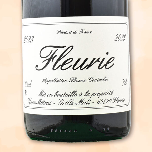 fleurie - vin nature - yvon metras