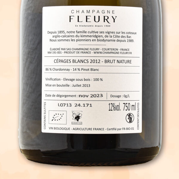 cepages blancs - champagne nature - champagne fleury