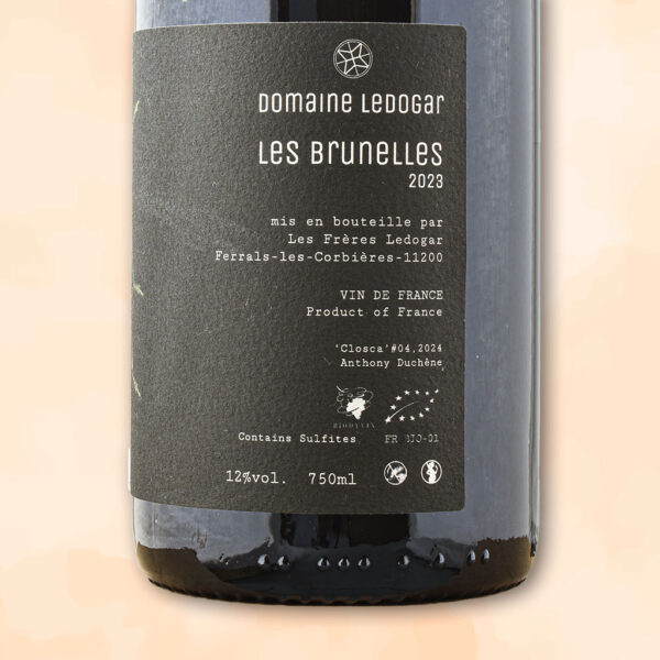 les brunelles - vin nature - domaine ledogar