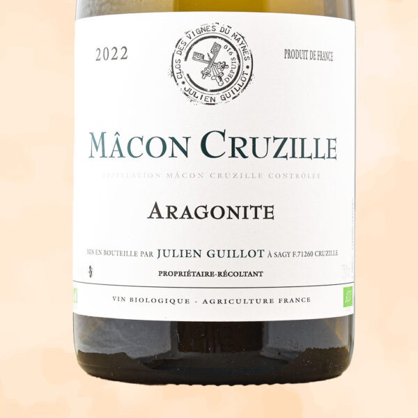 macon cruzille aragonite - vin nature - clos des vignes du maynes julien guillot