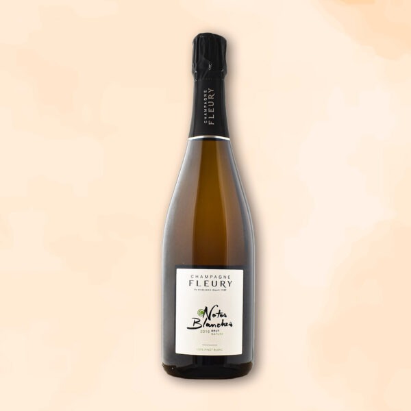 notes blanches - champagne nature - champagne fleury