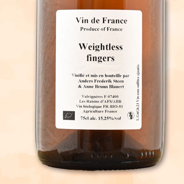 weightless fingers - vin naturel - anders frederik steen