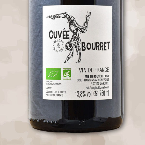 cuvee bourret - vin nature - domaine ozil