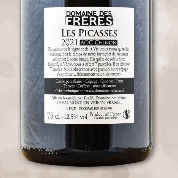 les picasses - vin nature - domaine des freres