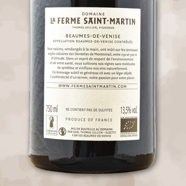 les terres jaunes - vin naturel - la ferme saint martin