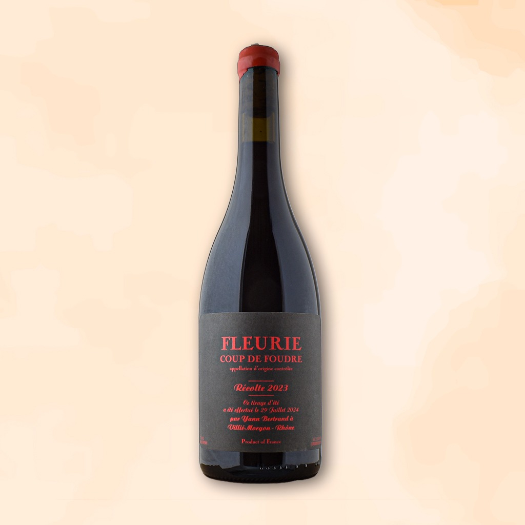 fleurie coup de foudre - vin naturel du beaujolais - yann bertrand les betrand