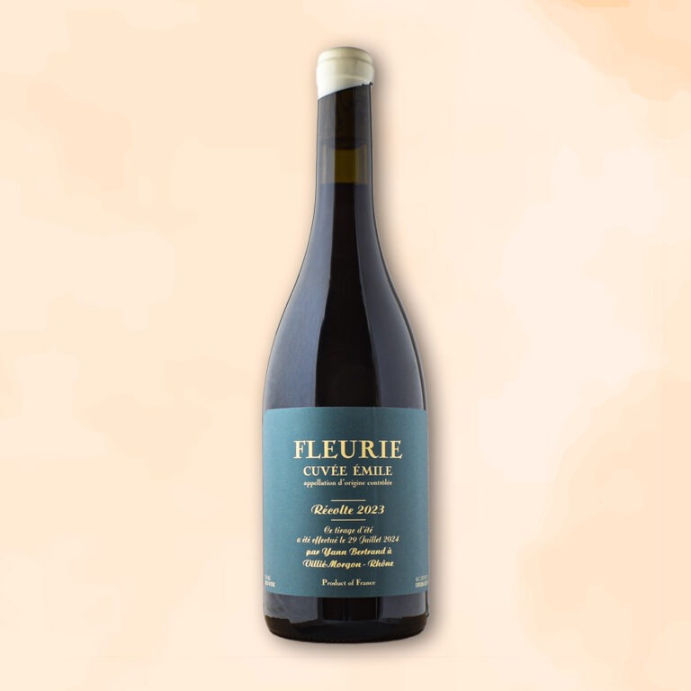 fleurie cuvee emile - vin nature du beaujolais - yann bertrand les betrand